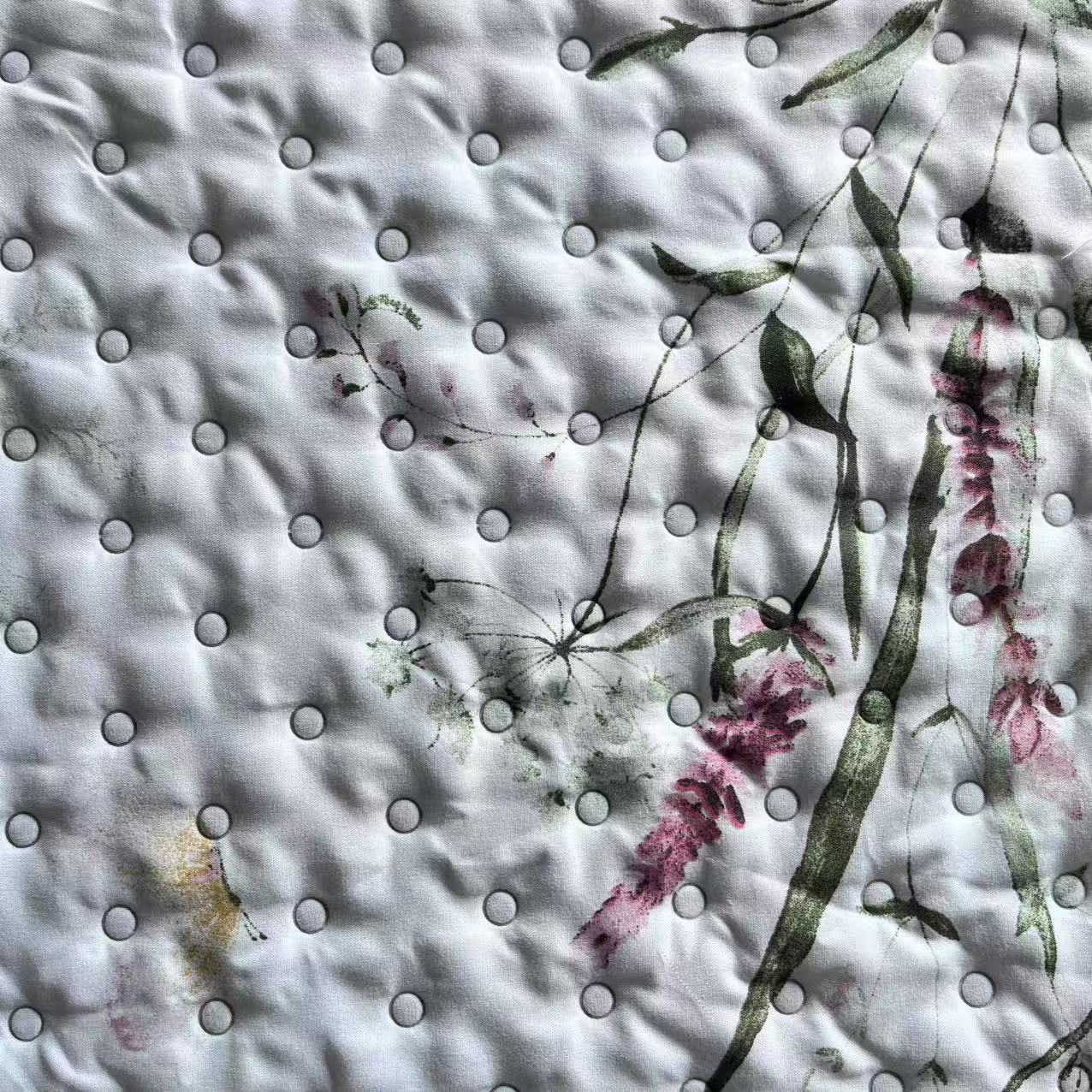 Tecido ultrassônico de microfibra com impressão dispersa