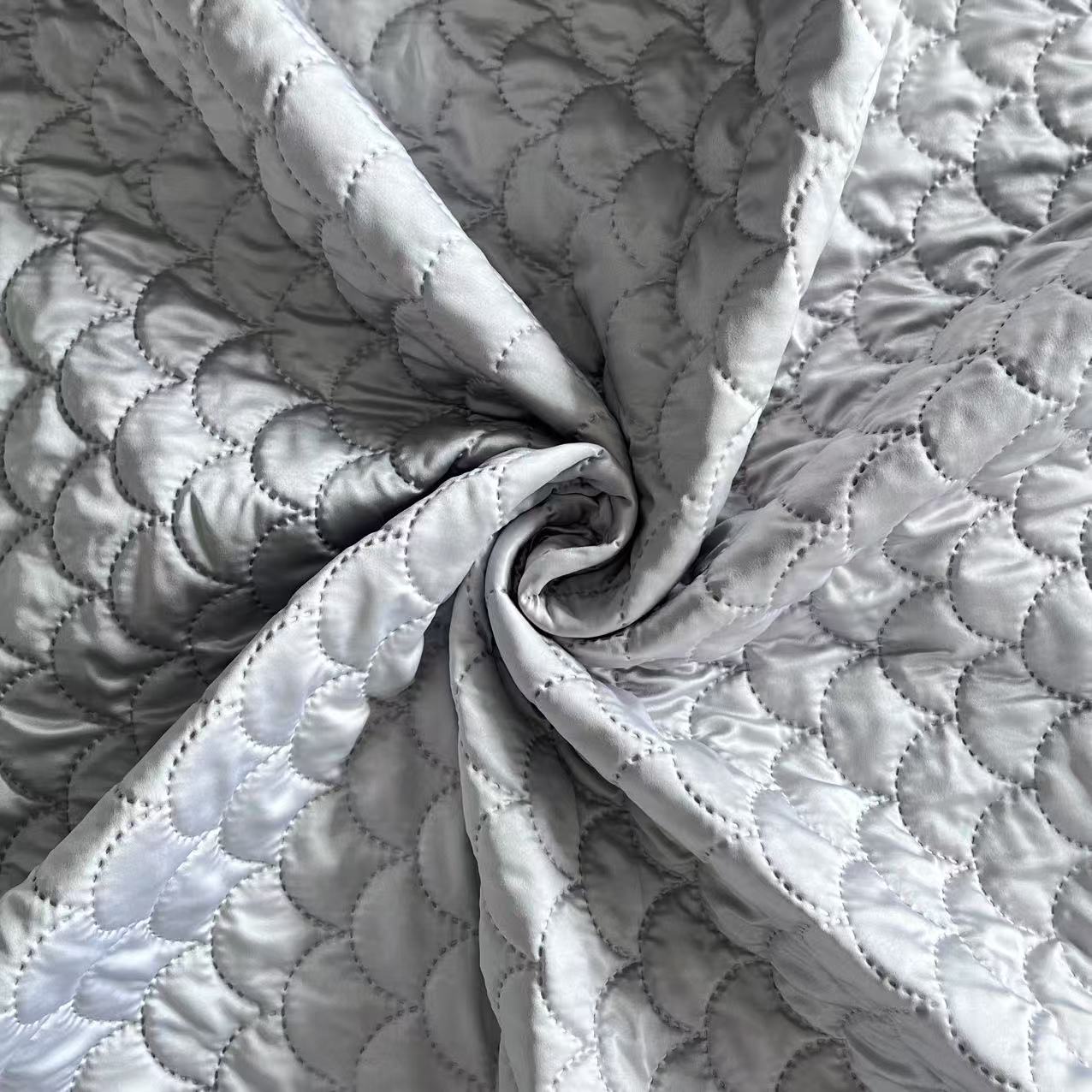 Tecido ultrassônico de microfibra acetinado fosco